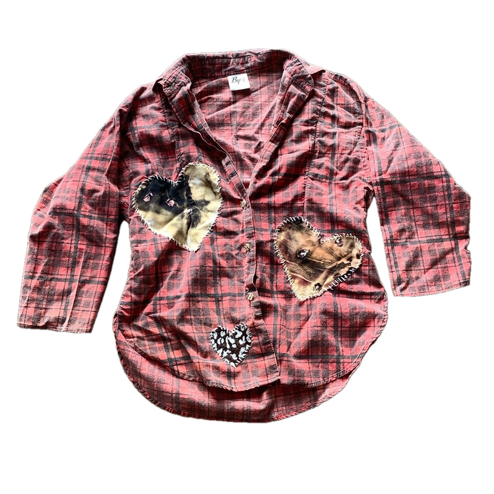 Women’s embellished medium flannel in box 2